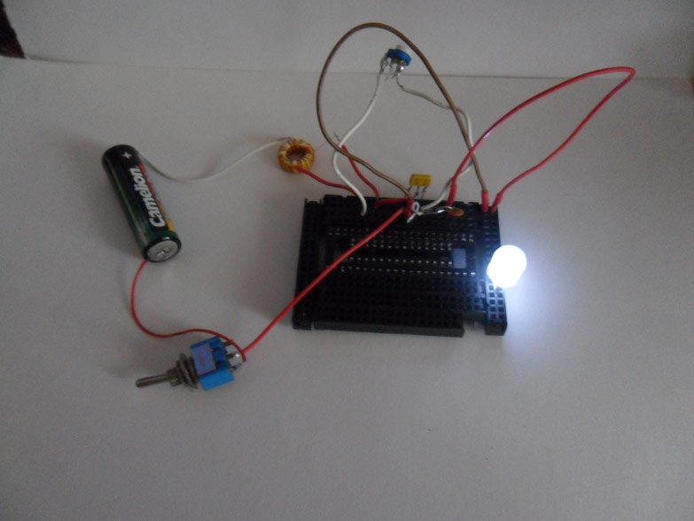 светодиодный фонарь на блокинг-генераторе